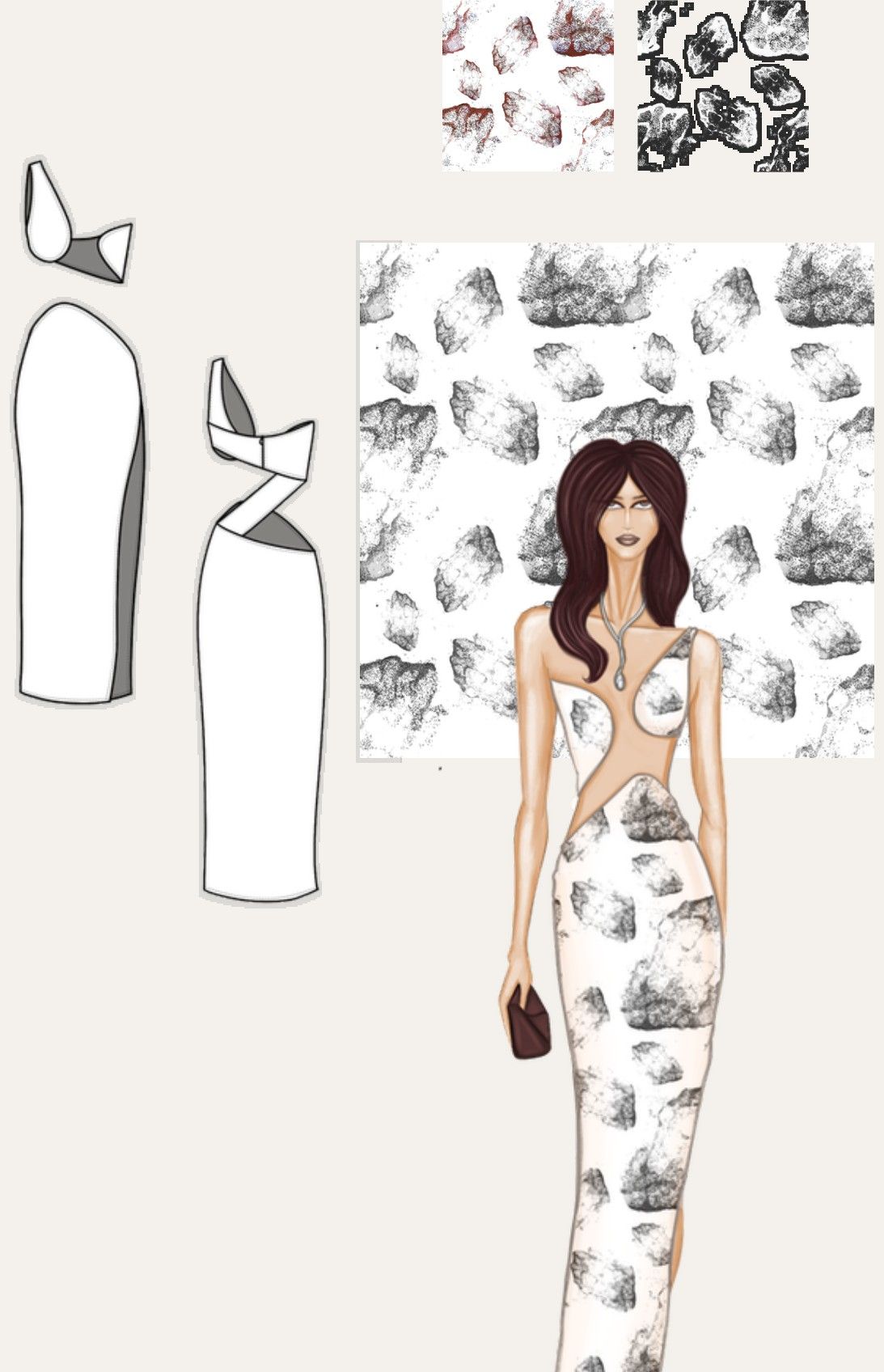 Bodycon Dress, : collage
