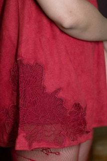 Treadle appliqué + cutwork