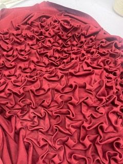 Finished hand-smocked panel