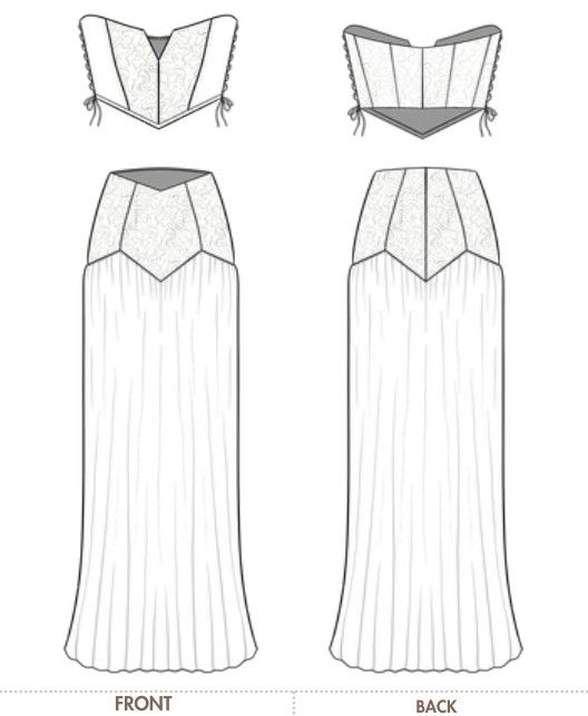 Lunaria: flats, front and back