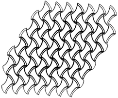 Structured yet non-linear lines