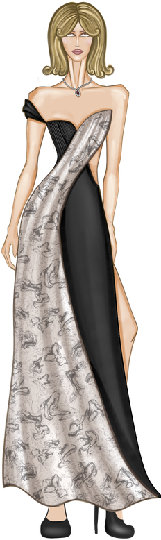 Draped Gown
